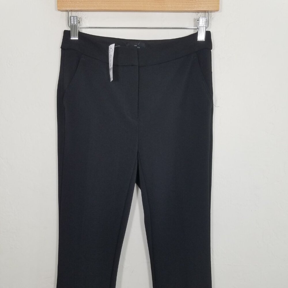 NWT White House Black Market The Essential Slim Fit Stretch Dress Pants Black - Picture 2 of 8
